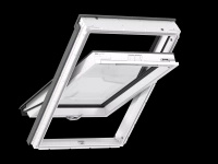 Okno dachowe Velux GLU FK08 0064 RAL 7043 B RAL 7043 66x140 3-szybowe drewniano-poliuretanowe
