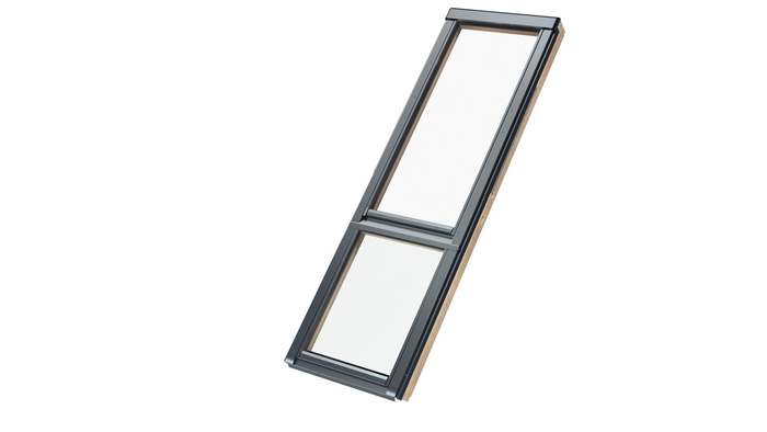 Balkon dachowy Fakro FGP-V P50 APMX RAL 7016 94x255 3-szybowy drewaniany