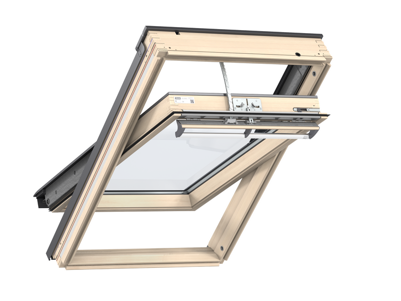 Okno dachowe Velux GGL CK04 206821 55x98 3-szybowe drewniane