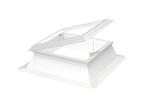 Okno do dachu płaskiego Velux CVJ 080080 1210 80z80 otwierane elektryczne podstawa 30 cm