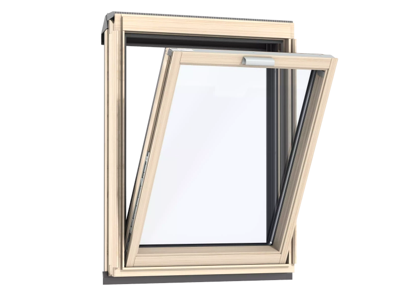 Okno dachowe kolankowe Velux VFE SK31 3070 114x60 2-szybowe drewniane