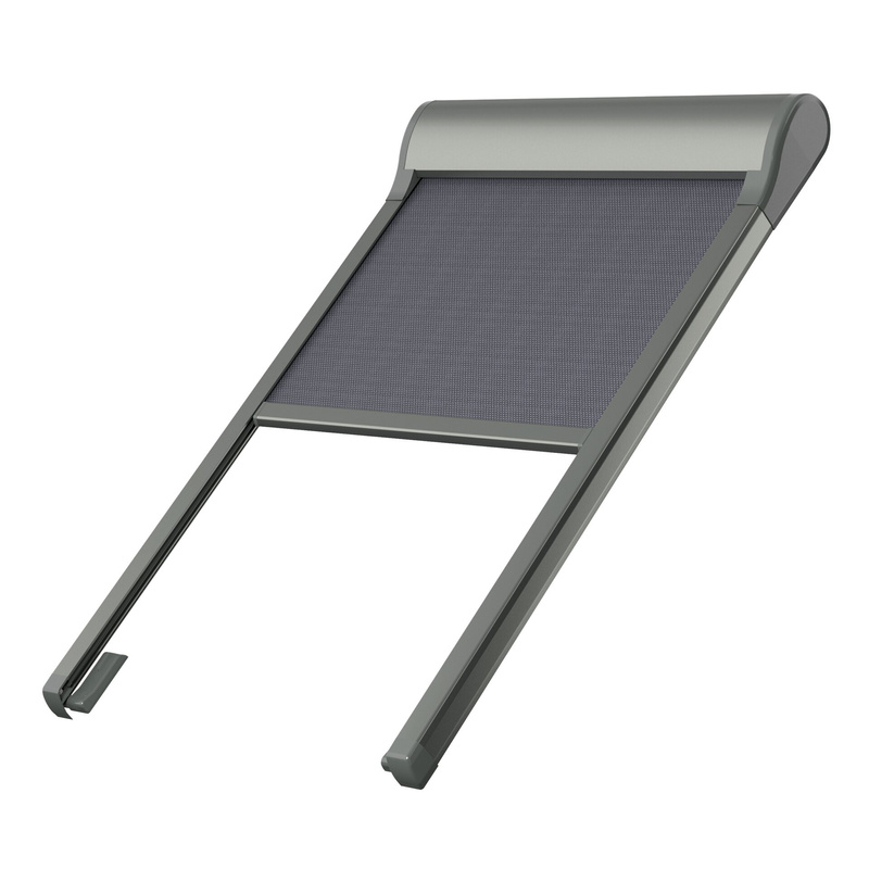 Markiza zewnętrzna do okna dachowego Fakro AMZ EL.230 092 RAL 7022 94x118 elektryczna