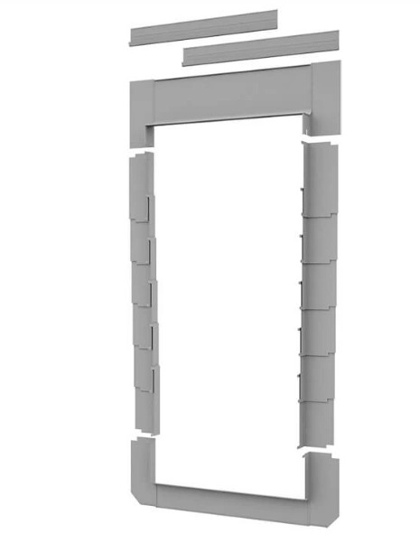 Kołnierz do okna dachowego DAKEA KLS 78x160 do pokryć płaskich z jednoczęściowym elementem bocznym
