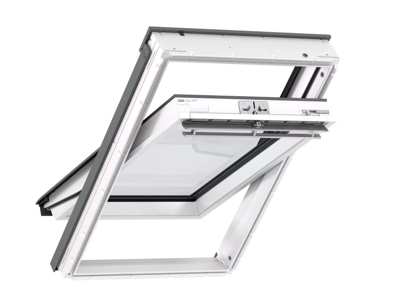 Okno dachowe VELUX GLU FK06 0064 66x118 3-szybowe  drewniano-poliuretanowe - wyprzedaż