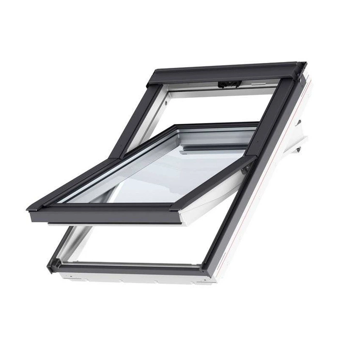 Okno dachowe Velux GLU FK06 0051 RAL 7043 66x118 2-szybowe drewniano-poliuretanowe