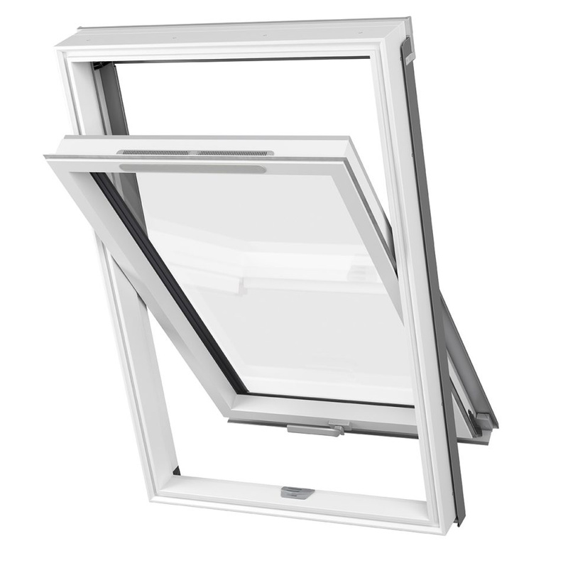 Okno dachowe DAKEA KPV F4A B1500 PCV 3-szybowe 66x98