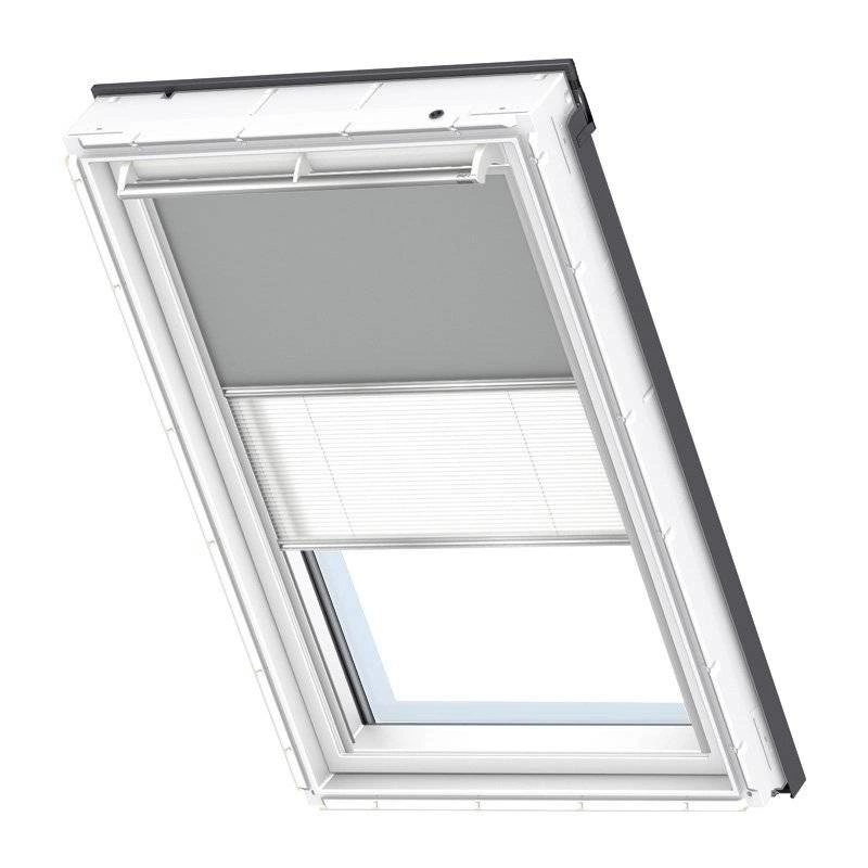 Roleta wewnętrzna do okna dachowego VELUX DFD PK06 0705S 94x118 zaciemniająco-plisowana