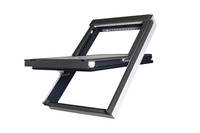 Okno dachowe Fakro PTP-V/AC U4 RAL 7022 134x78 3-szybowe PVC