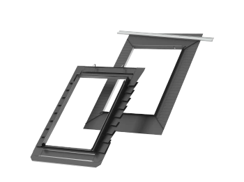 Kołnierz z BFX do okna dachowego Velux EDB MK06 1000 RAL 7043  78x118 do karpiówki