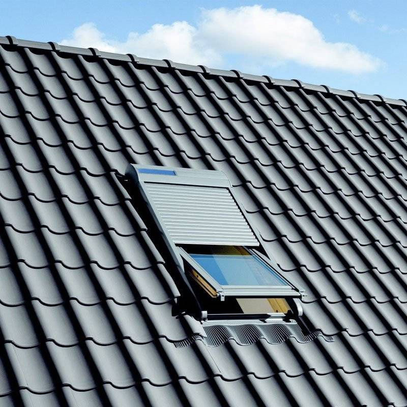 Roleta zewnętrzna do okna dachowego Velux SSL MK12 0000S 180x78 solarna