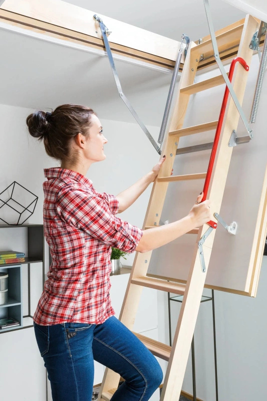 Schody strychowe Fakro LTK 55x100/280 drewniane