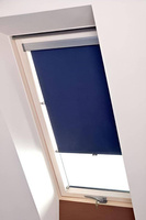 Roleta na okno dachowe OKPOL DECOMATIC D33TW 55x78 transparentna biała (A368)