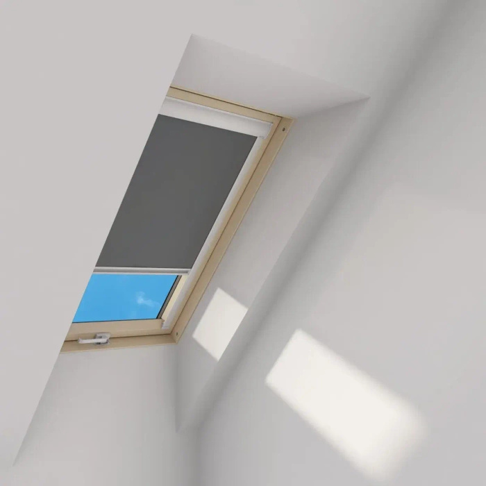 Roleta wewnętrzna do okna dachowego Fakro ARP/216 94x137 rozpraszająca manualna