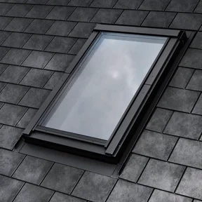 Kołnierz do okna dachowego ROOFLITE+ LSX C2A RAL 7043 55x78 do pokryć płaskich