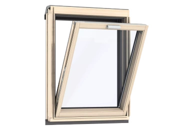 Okno dachowe kolankowe Velux VFE UK38 3070 134x137 2-szybowe drewniane