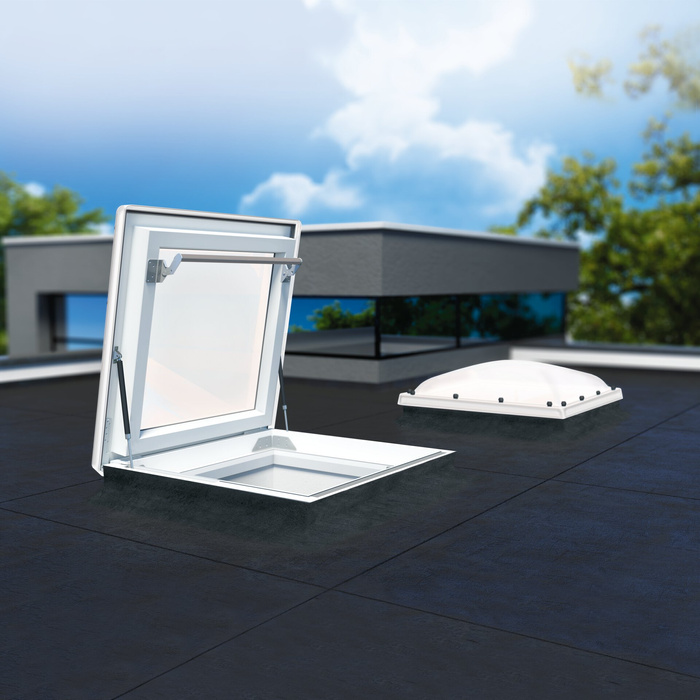 Okno do dachu płaskiego Fakro DRC-M P2 90x90 2-szybowe