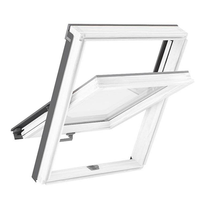 Okno dachowe ROOFLITE+ Solid PVC APY C2A B900 PVC 2-szybowe 55x78 