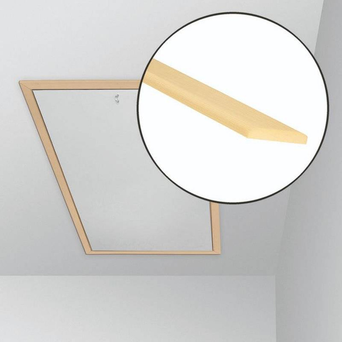 Listwa wykończeniowa FAKRO LXL-P drewniana sosna do schodów strychowych 86x144 - wyprzedaż