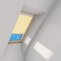 Roleta wewnętrzna do okna dachowego Fakro ARP/203 78x98 rozpraszająca manualna