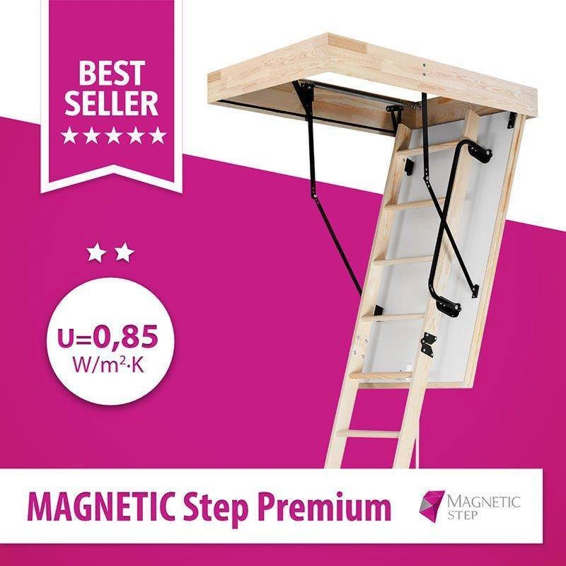 Schody strychowe MAGNETIC NEO STEP Premium 70x120