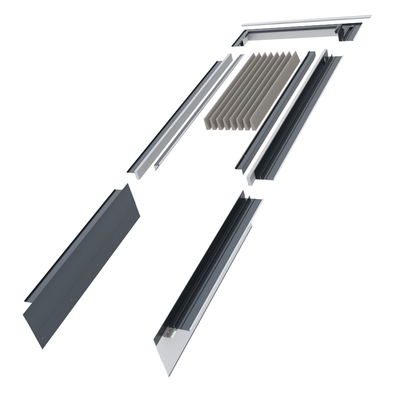 Kołnierz do okna tarasowego FAKRO EOV-T AX00 RAL 7016 78x140 uniwersalny