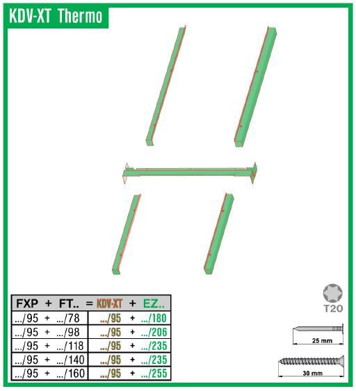 Kołnierz do okna dachowego Fakro KDV-XT RAL 7022 94x140/95 kombi pionowe do pokryć falistych