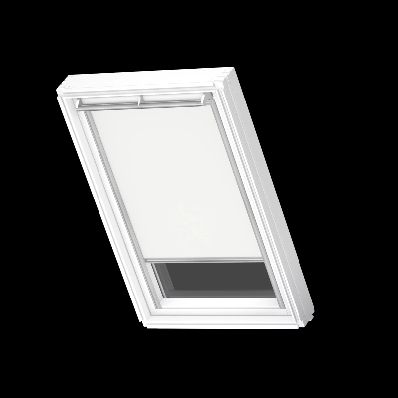Roleta wewnętrzna do okna dachowego Velux DKL M10 1025S 78x160 zaciemniająca manualna 
