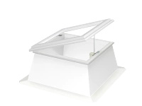 Okno do dachu płaskiego Velux CVJ 080080 2220 80x80 otwierane elektryczne podstawa 50 cm