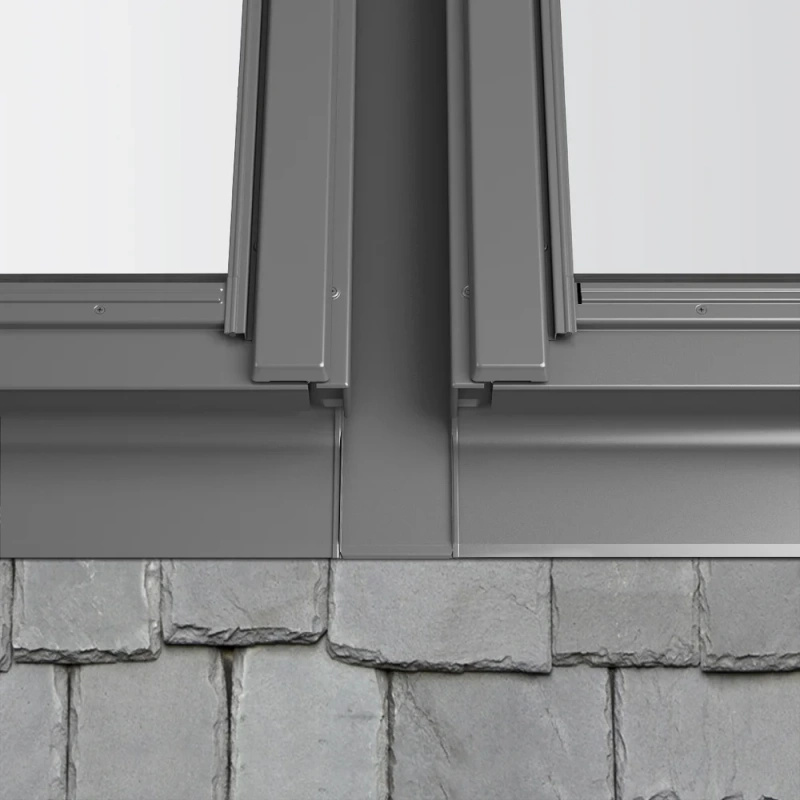 Kołnierz do okna dachowego ROOFLITE+ SCX 78x118 do pokryć płaskich kombi 1+3