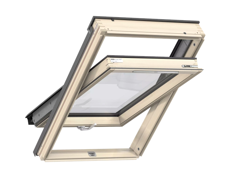 Okno dachowe VELUX GLL MK04 1061B 78x98 3-szybowe drewniane