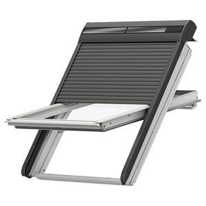 Roleta zewnętrzna do okna dachowego Velux SSL FK06 0000S 66x118 solarna