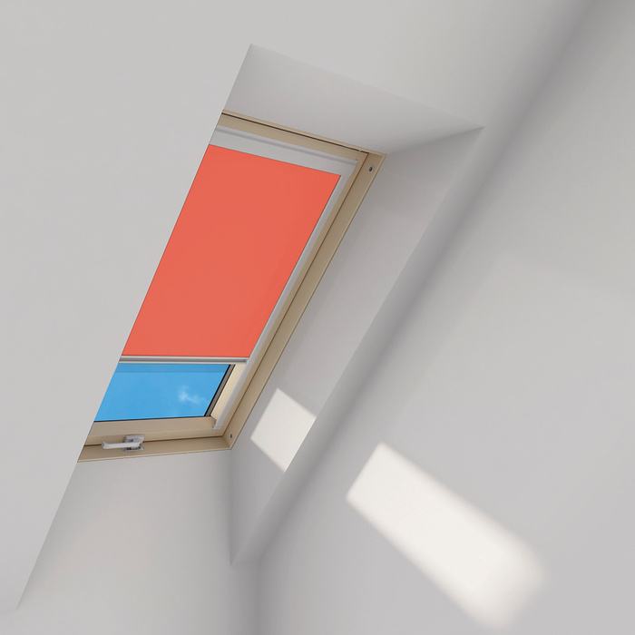 Roleta wewnętrzna do okna dachowego Fakro ARP Z-W/246 66x118 rozpraszająca elektryczna