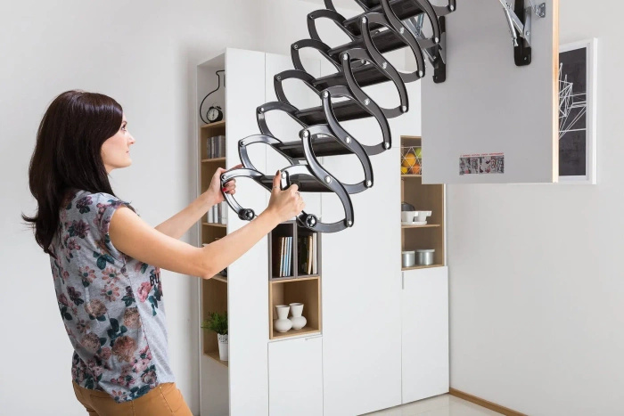 Schody strychowe Fakro LST SuperThermo 70x80/290 nożycowe termoizolacyjne