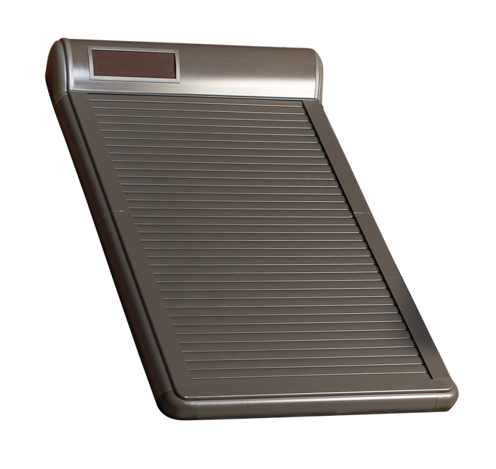 Roleta zewnętrzna do okna dachowego Fakro ARZ ZW Sol 106 RC 114x140 solarna
