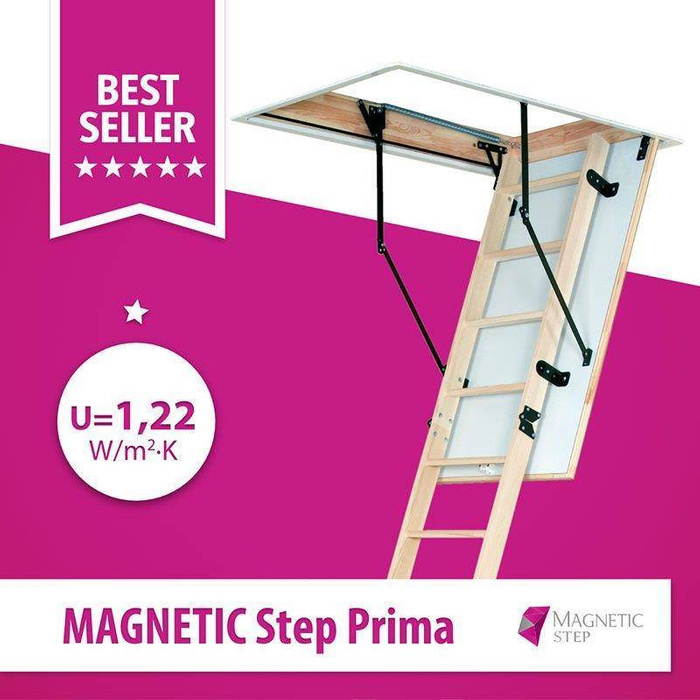 Schody strychowe MAGNETIC NEO STEP Prima 60x120