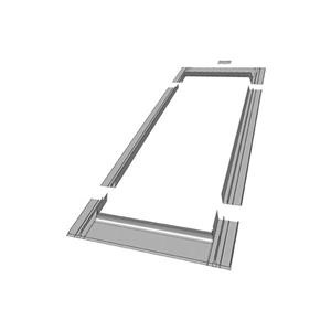 Kołnierz do okna dachowego Fakro ESV RAL 7022 78x140 do pokryć płaskich