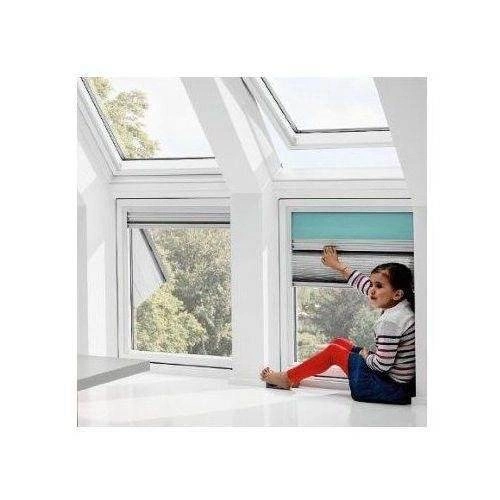 Okno dachowe kolankowe VELUX VIU PK35 0066 94x95 3-szybowe 3-szybowe drewniano-poliuretanowe