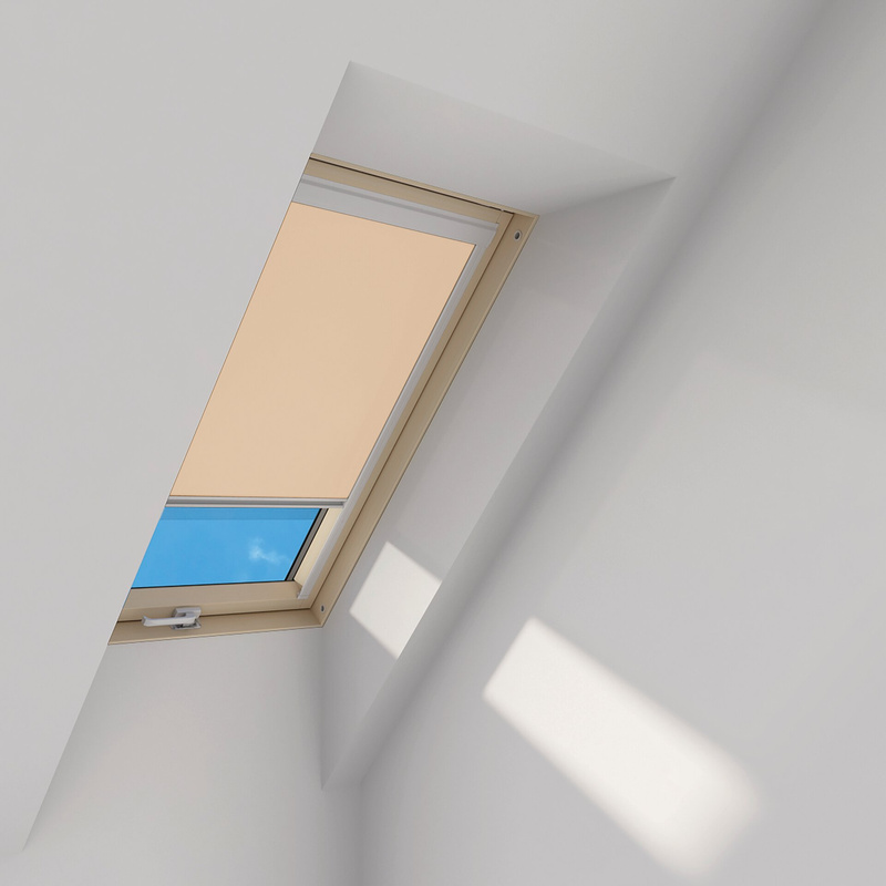 Roleta wewnętrzna do okna dachowego Fakro ARP Z-W/241 78x118 rozpraszająca elektryczna