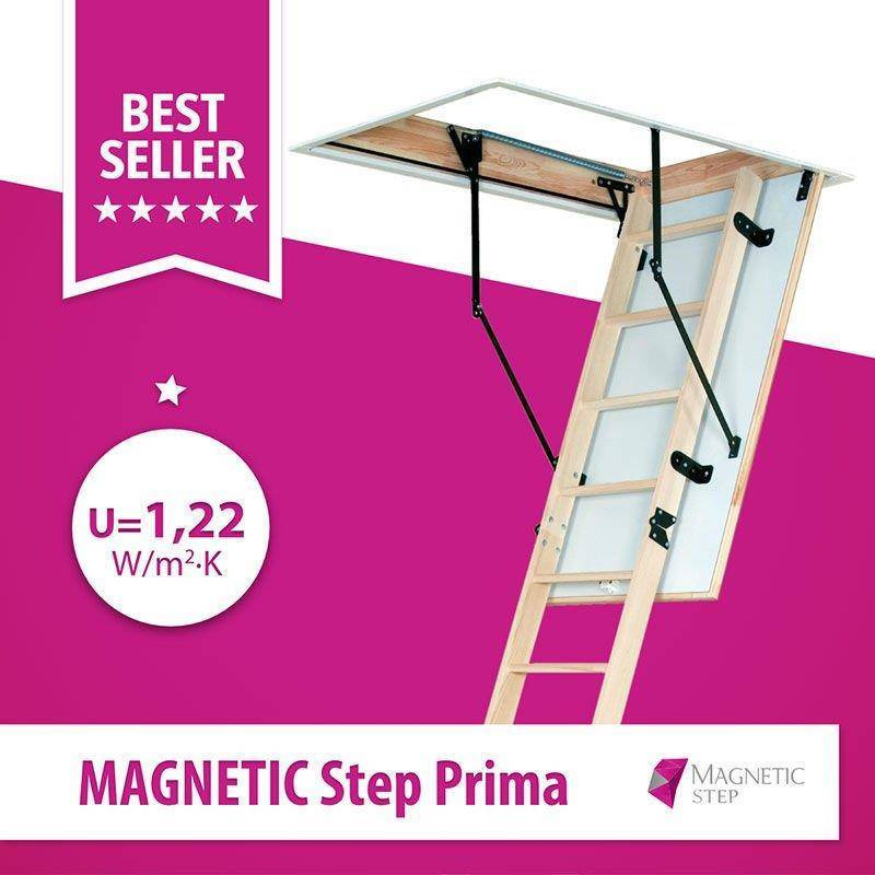 Schody strychowe MAGNETIC NEO STEP Prima 60x120