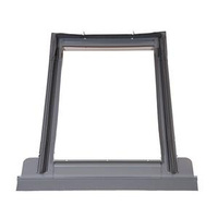 Kołnierz do okna dachowego ROOFLITE+ TFX S6A RAL 7043 114x118 do pokryć falistych