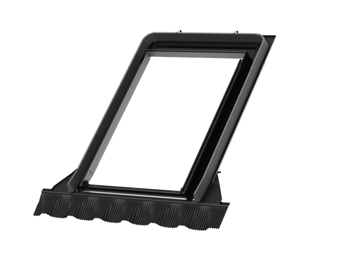Kołnierz do okna dachowego Velux EDW MK06 2500 czarny  78x118 do pokryć wysokoprofilowanych