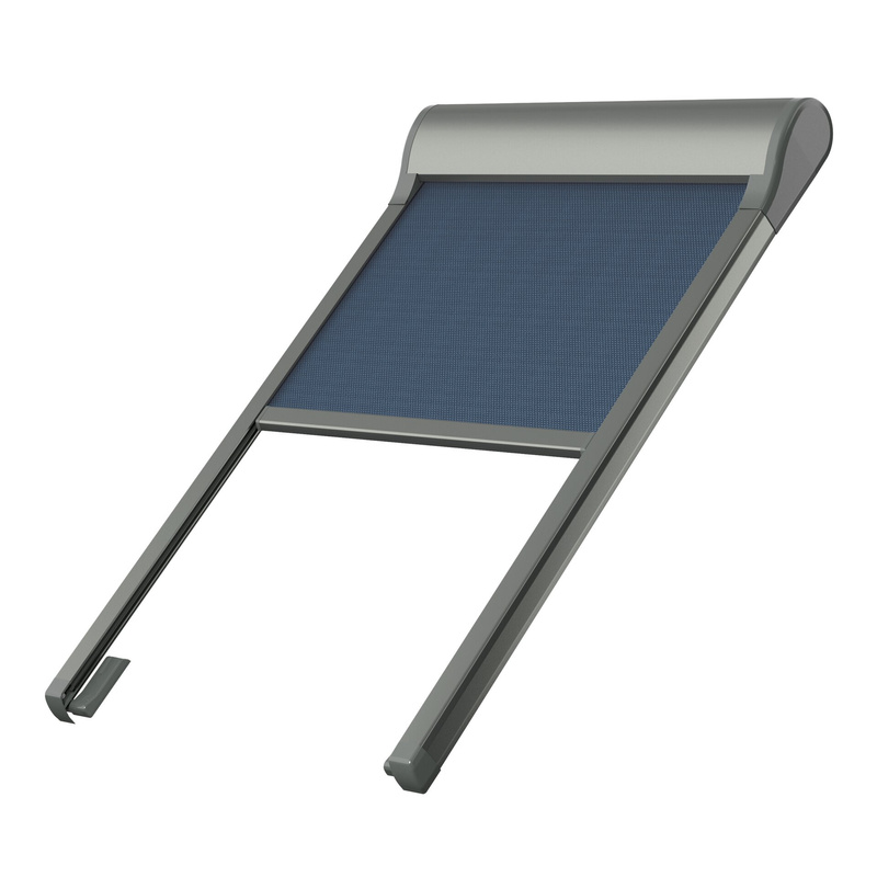 Markiza zewnętrzna do okna dachowego Fakro AMZ EL.230 092 RAL 7016 55x60 elektryczna