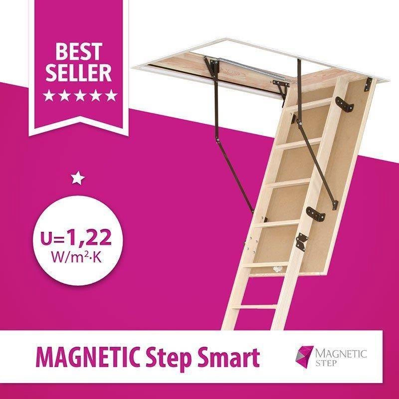 Schody strychowe MAGNETIC NEO STEP Smart 70x120