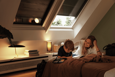 Markiza zewnętrzna do okna dachowego Velux SSS CK02 0000S 55x78 solarna