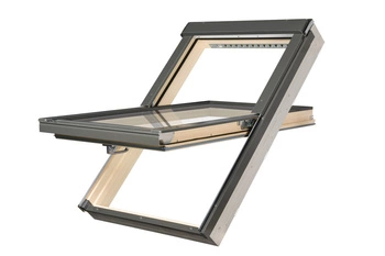 Okno dachowe Fakro PTP-V/PI U4 RAL 7022 78x98 3-szybowe PVC