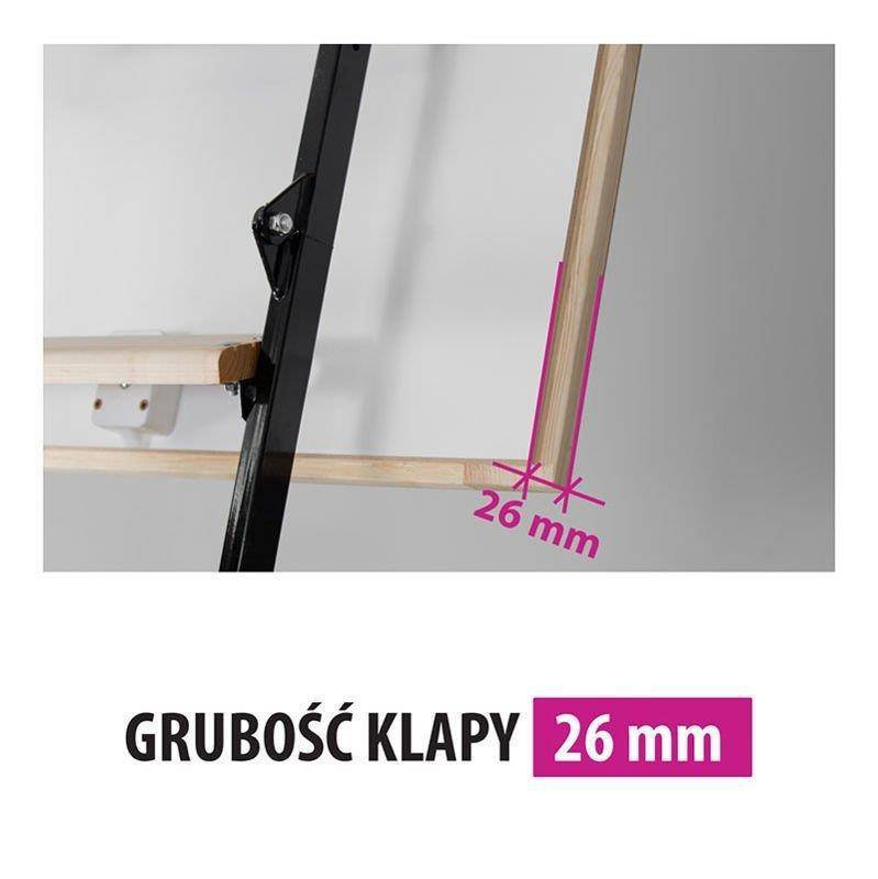 Schody strychowe MAGNETIC NEO STEP Micro 80x70