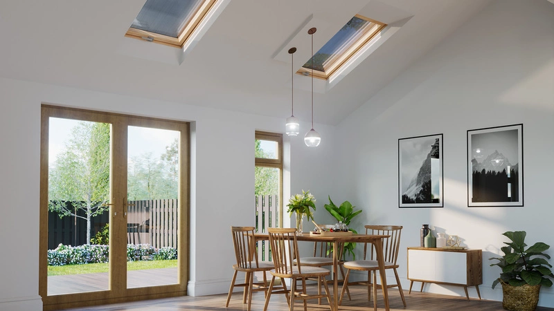 Okno dachowe MAGNETIC NEO DPY F6A B900 RAL 7043 66X118 2-szybowe drewniane