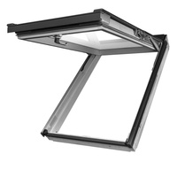 Okno dachowe Fakro FPU-V MAX U4 RAL 7022 134x140 3-szybowe drewniano-poliuretanowe