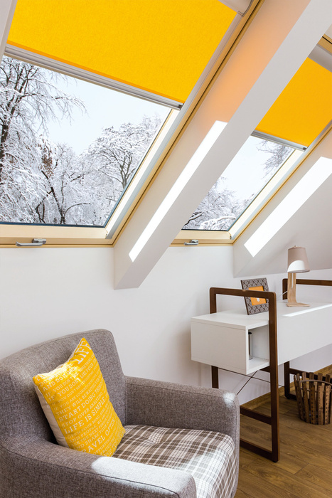 Okno dachowe Fakro FTT U8 Thermo RAL 7022 78x180 4-szybowe drewniane