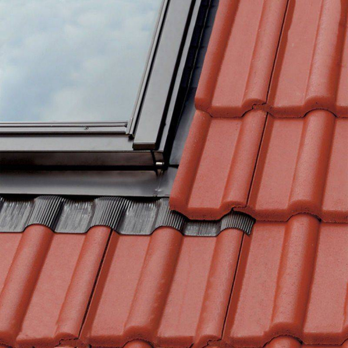 Zestaw okno dachowe VELUX GLU MK08 0061B 3-szybowe + kołnierz EDW 0000 falisty 78x140